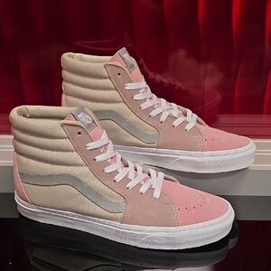 Vans Sk8-Hi Color Block Pink/Multi – Men’s 10 / Women’s 11.5